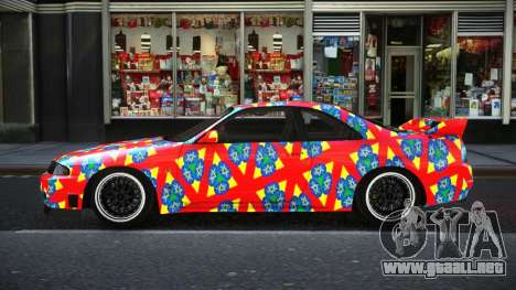 Nissan Skyline R33 Risic S1 para GTA 4
