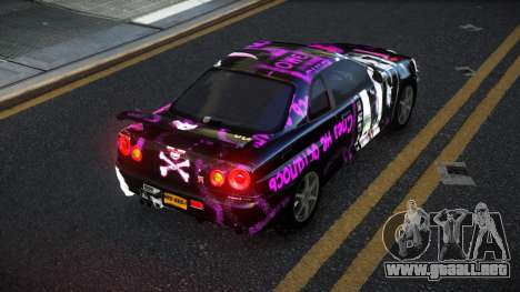 Nissan Skyline R34 Calosca S13 para GTA 4