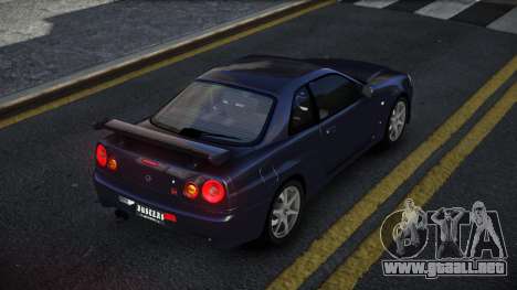 Nissan Skyline R34 Zaeji para GTA 4