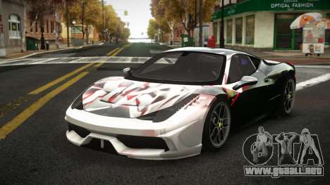 Ferrari 458 Ashber S8 para GTA 4