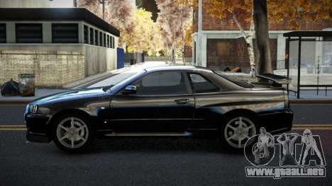 Nissan Skyline R34 Calosca S5 para GTA 4