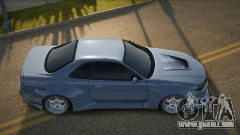 Nissan Skyline R34 GT-R Widebody Mk.X para GTA San Andreas
