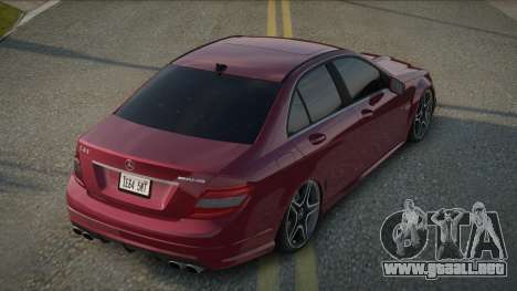 Mercedes-Benz C63 AMG 10th para GTA San Andreas