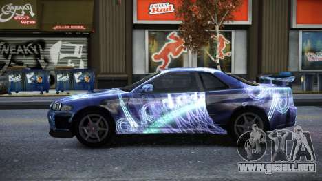 Nissan Skyline R34 Owyna S3 para GTA 4