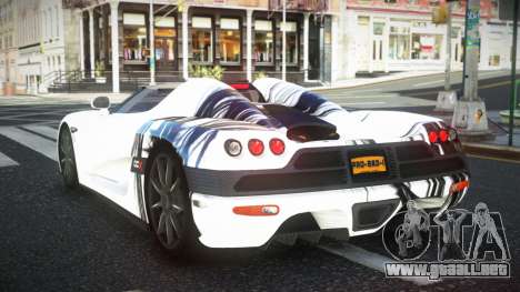 Koenigsegg CCX Xanla S7 para GTA 4