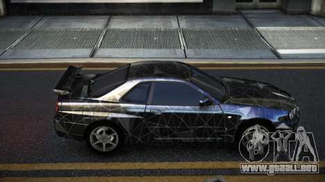 Nissan Skyline R34 Calosca S4 para GTA 4