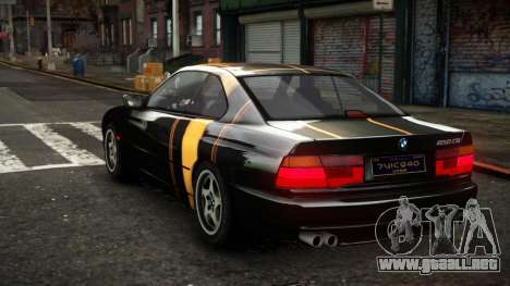 BMW 850CSi Saberon S6 para GTA 4