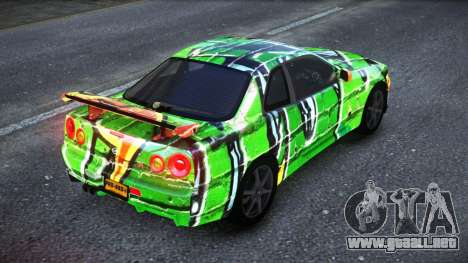 Nissan Skyline R34 Owyna S1 para GTA 4