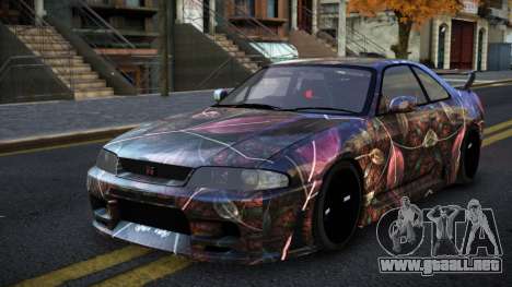 Nissan Skyline R33 Letyxis S6 para GTA 4