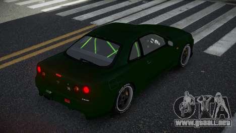 Nissan Skyline R34 Uwah para GTA 4