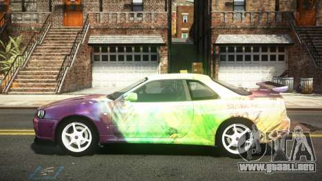 Nissan Skyline R34 Nehgan S7 para GTA 4