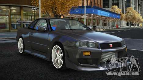 Nissan Skyline R34 Moxsijo para GTA 4