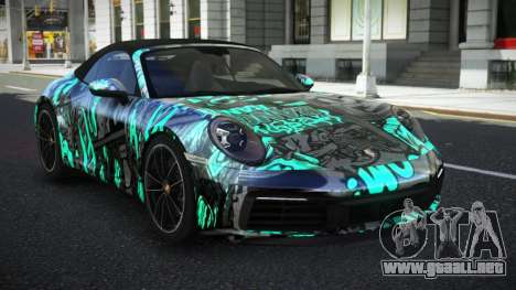 Porsche Carrera S Brarin S3 para GTA 4