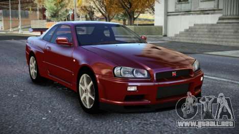 Nissan Skyline R34 Owyna para GTA 4