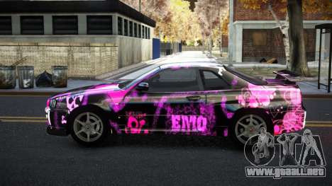 Nissan Skyline R34 Calosca S13 para GTA 4