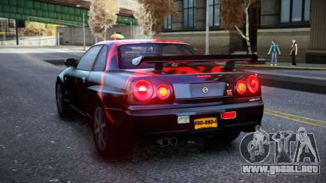 Nissan Skyline R34 Owyna S12 para GTA 4