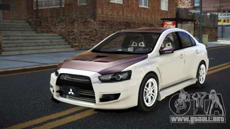Mitsubishi Lancer Evolution X Tachecunu para GTA 4