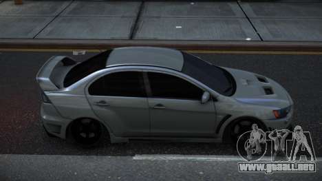 Mitsubishi Lancer Evolution X Iwit para GTA 4