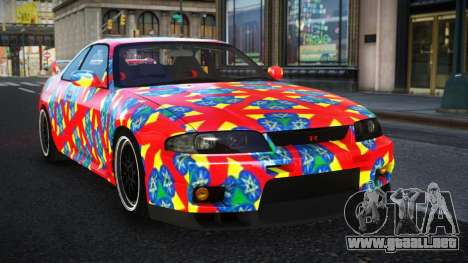 Nissan Skyline R33 Risic S1 para GTA 4