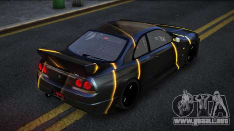 Nissan Skyline R33 Letyxis S9 para GTA 4