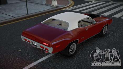 Plymouth GTX Xumozikof para GTA 4