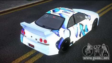 Nissan Skyline R33 Letyxis S2 para GTA 4
