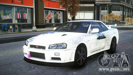 Nissan Skyline R34 Owyna S11 para GTA 4