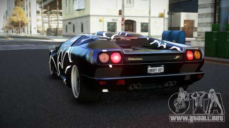 Lamborghini Diablo Hunbe S5 para GTA 4