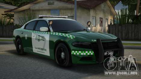 Dodge Charger De Carabineros De Chile para GTA San Andreas