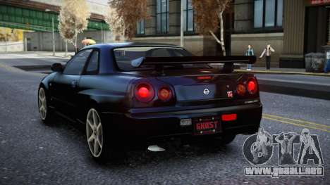 Nissan Skyline R34 Tuji para GTA 4