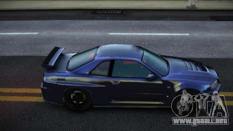 Nissan Skyline R34 Iwuq para GTA 4