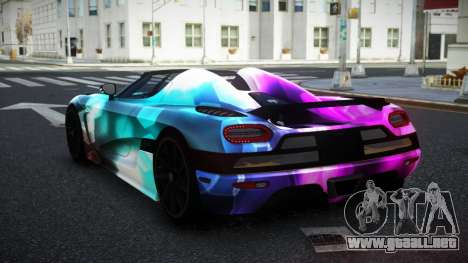 Koenigsegg Agera Jesca S2 para GTA 4
