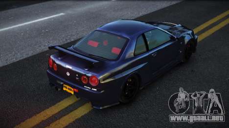 Nissan Skyline R34 Iwuq para GTA 4