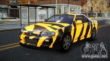 Nissan Skyline R34 Calosca S14 para GTA 4
