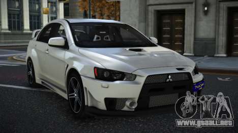 Mitsubishi Lancer Evolution X Juqdowoqa para GTA 4