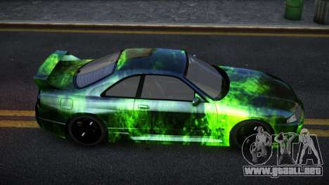 Nissan Skyline R33 Letyxis S14 para GTA 4