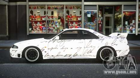 Nissan Skyline R33 Risic S13 para GTA 4