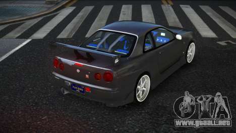 Nissan Skyline R34 Moxsijo para GTA 4
