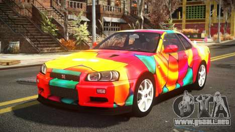 Nissan Skyline R34 Nehgan S11 para GTA 4