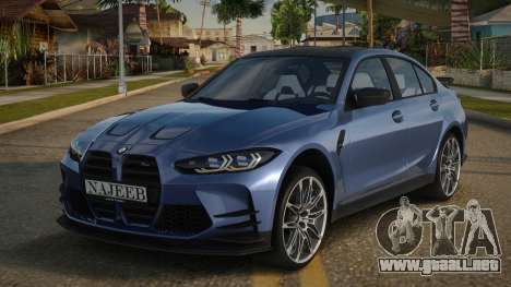 BMW M3 G80 V1.2 para GTA San Andreas