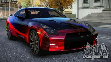 Nissan GT-R R35 Lersa S10 para GTA 4