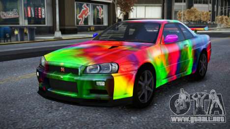 Nissan Skyline R34 Owyna S14 para GTA 4