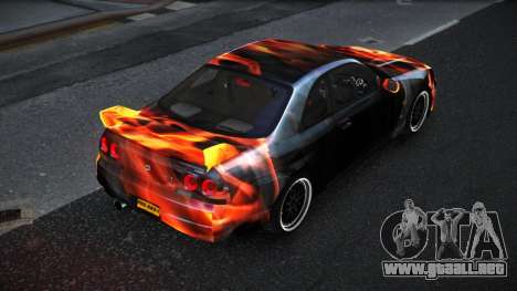 Nissan Skyline R33 Risic S12 para GTA 4