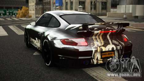 Porsche 977 GT2 Ashid S10 para GTA 4