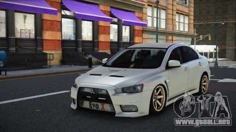 Mitsubishi Lancer Evolution X Nihtesuva para GTA 4