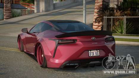 Lexus LC 500 LB para GTA San Andreas