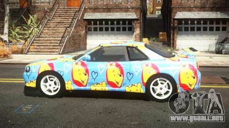 Nissan Skyline R34 Nehgan S5 para GTA 4