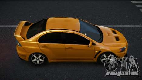Mitsubishi Lancer Evolution X Jigwus para GTA 4