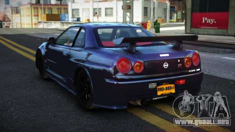 Nissan Skyline R34 Iwuq para GTA 4
