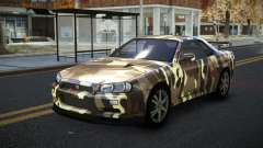 Nissan Skyline R34 Calosca S7 para GTA 4
